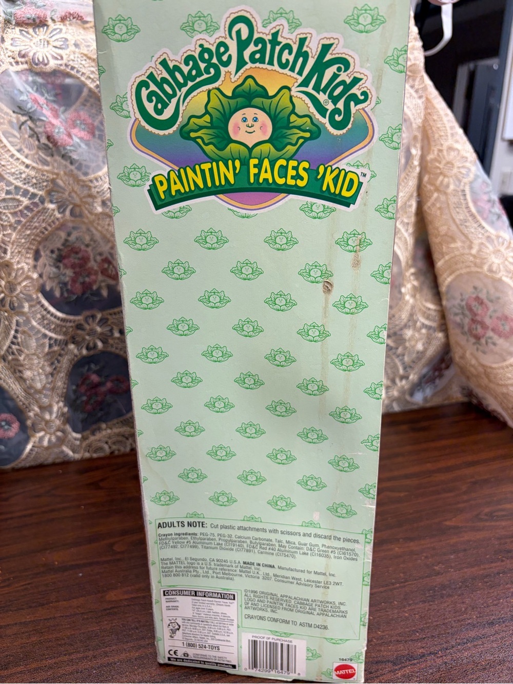 Vintage 1996 Paintin’ Faces Cabbage Patch Kid - Picture 5 of 6